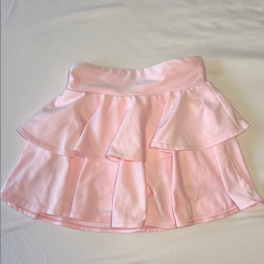 Champion pink girls tiered skort size 4